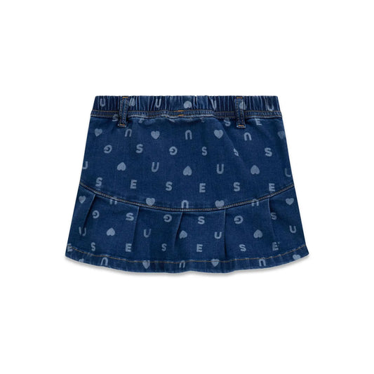 GUESS KIDS STRECH DENIM MINI SKIRT