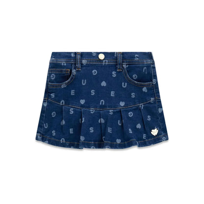 GUESS KIDS STRECH DENIM MINI SKIRT