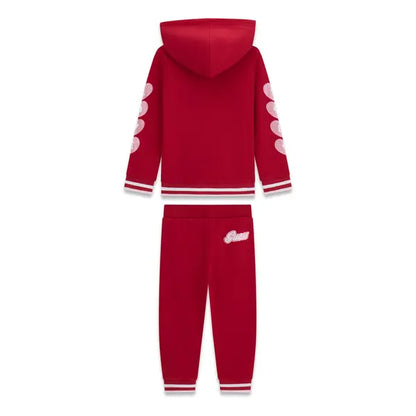 GUESS KIDS HEARTS SWEATSHIRT & JOGGERS SET
