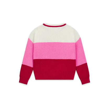 GUESS KIDS COLORBLOCK KNITTED PULLOVER