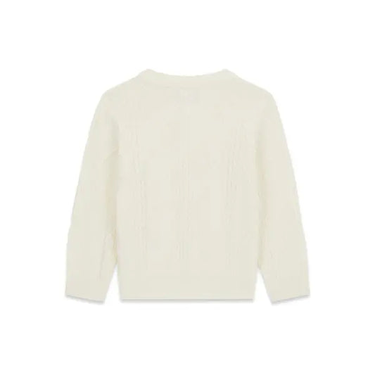 GUESS KIDS HEART LOGO KNITTED SWEATSHIRT