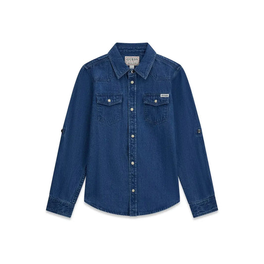 GUESS KIDS DENIM ADJUSTABLE SHIRT