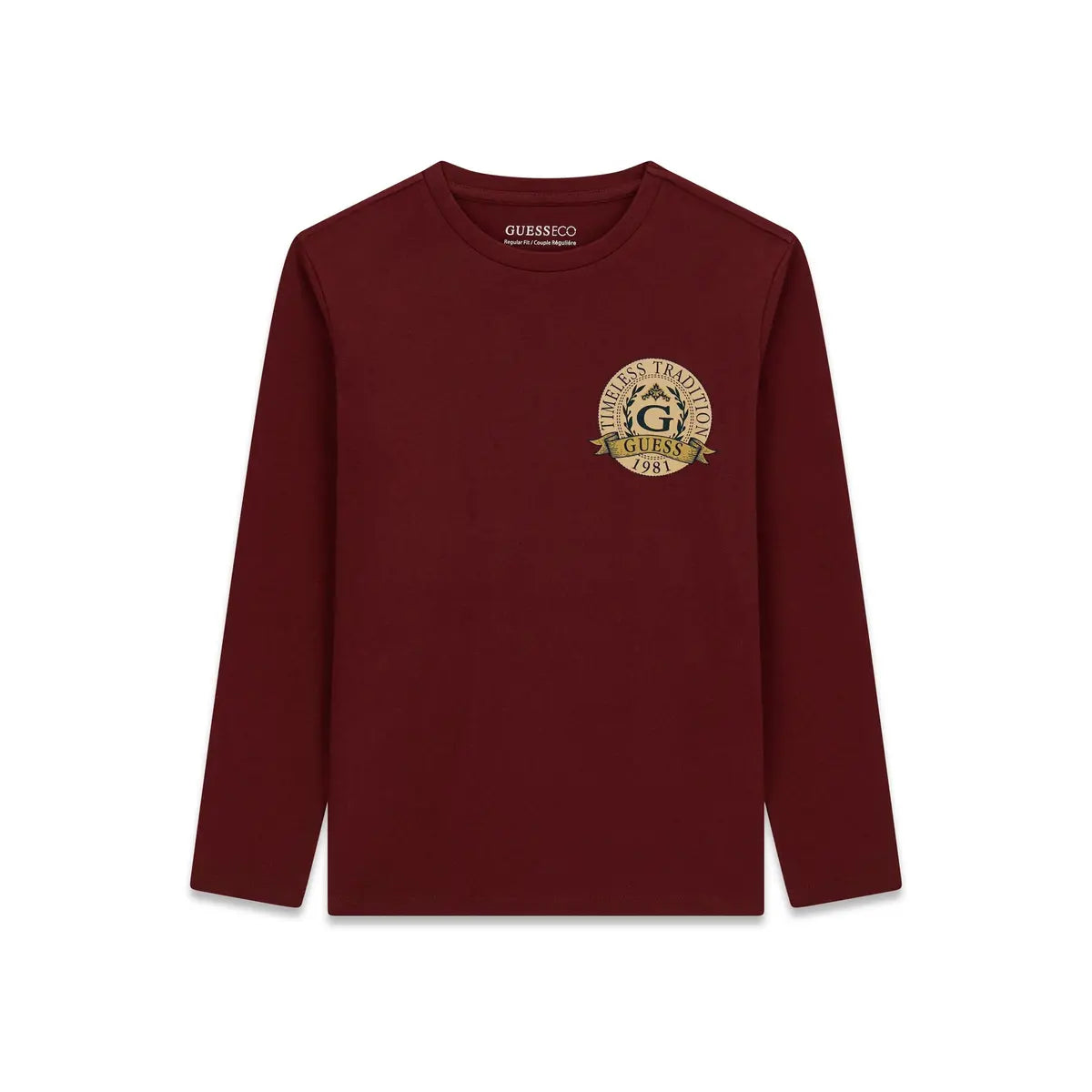 GUESS KIDS LS LOGO T SHIRT