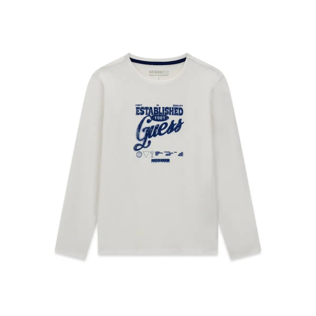 GUESS KIDS LS LOGO T SHIRT