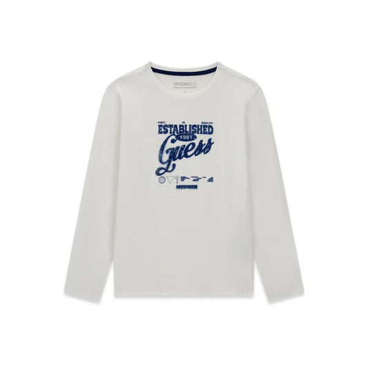 GUESS KIDS LS LOGO T SHIRT