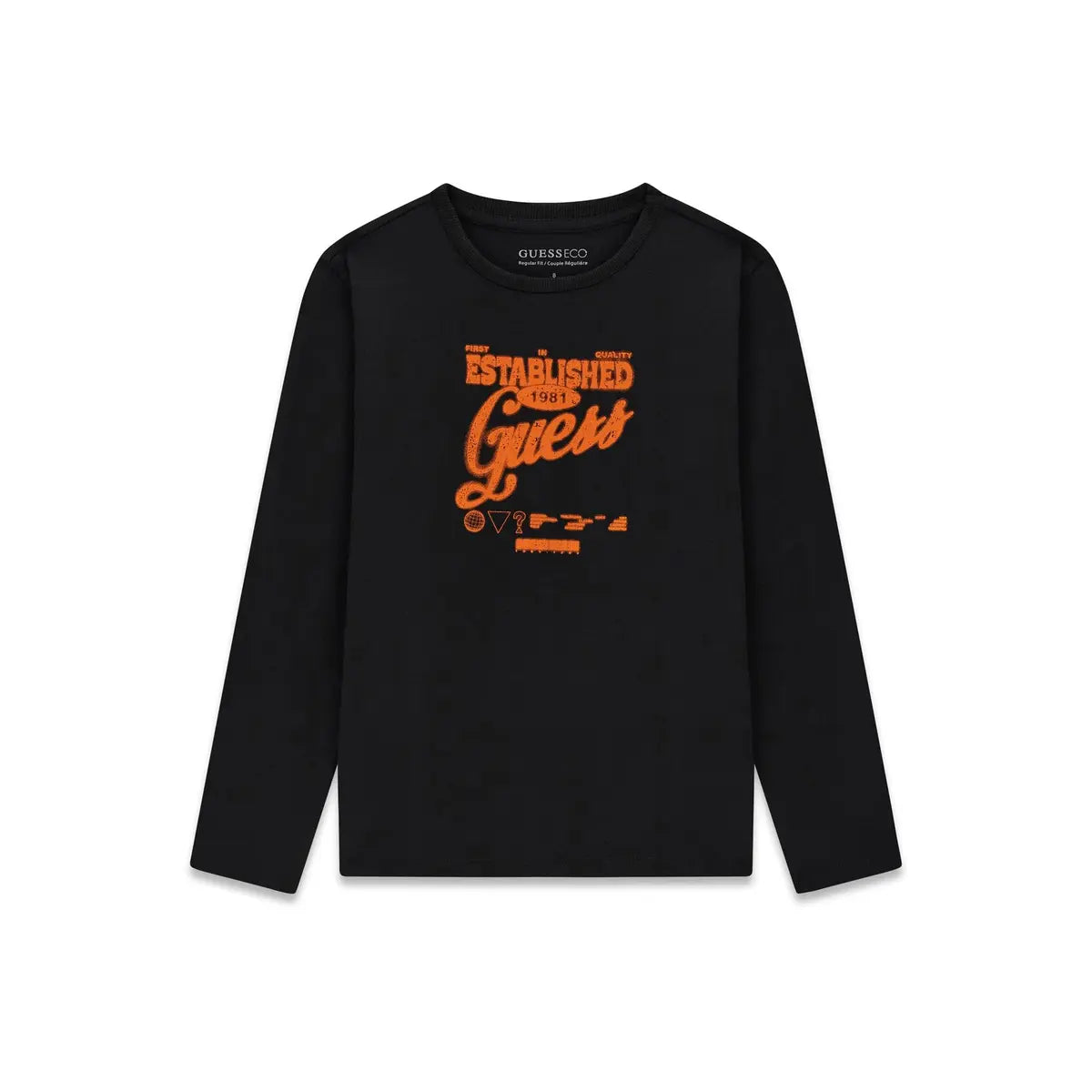 GUESS KIDS LS LOGO T SHIRT