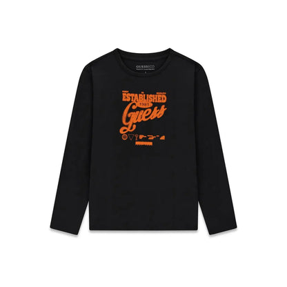 GUESS KIDS LS LOGO T SHIRT