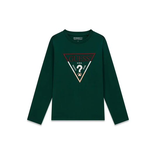 GUESS KIDS LS TRIANGLE LOGO T SHIRT