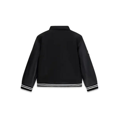 GUESS KIDS SATIN & PU PADDED BOMBER JACKET