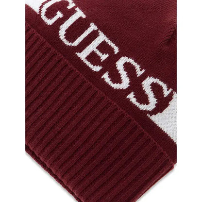 GUESS KIDS KNITTED LOGO BEANIE