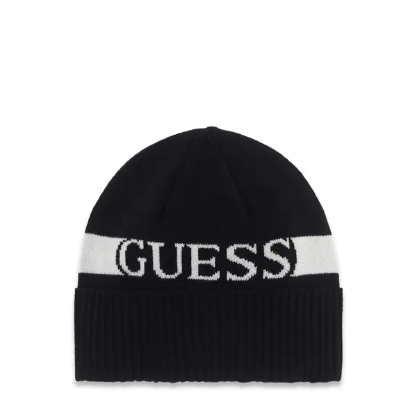 GUESS KIDS KNITTED LOGO BEANIE