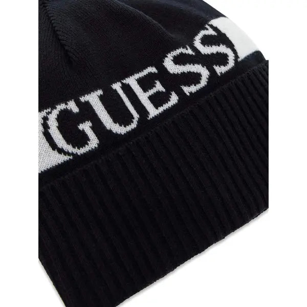 GUESS KIDS KNITTED LOGO BEANIE