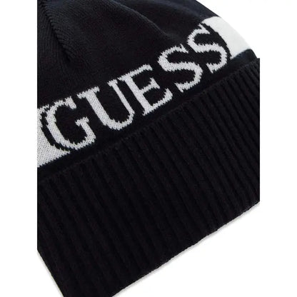GUESS KIDS KNITTED LOGO BEANIE
