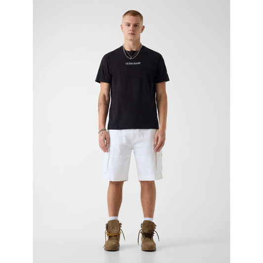 GUESS JEANS REGULAR FIT JACQUARD STRIPE T SHIRT