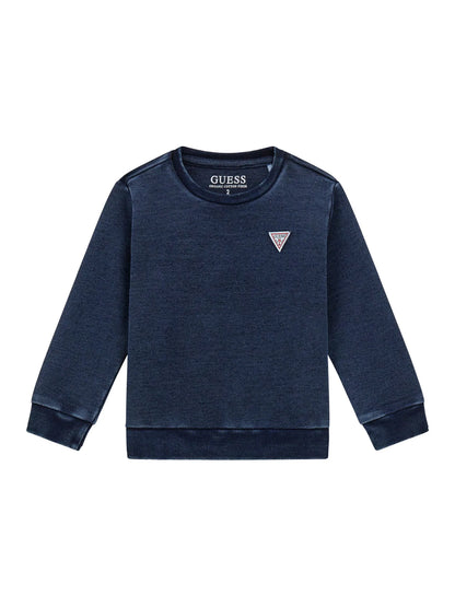 GUESS JEANS BOYS LS ACTIVE TOP FOOTER