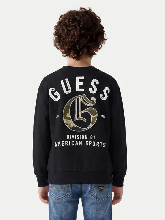 GUESS KIDS BACKPRINT OVERSIZED SWEATSHIRT