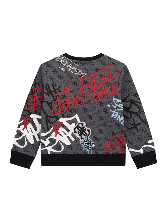 GUESS KIDS LS ACTIVE GRAFITTI FOOTER
