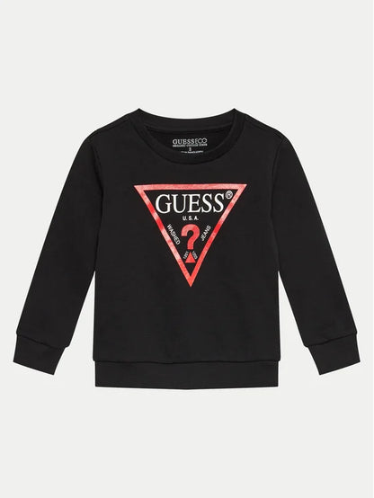GUESS COTTON TRIANGLE LOGO FLEECE
