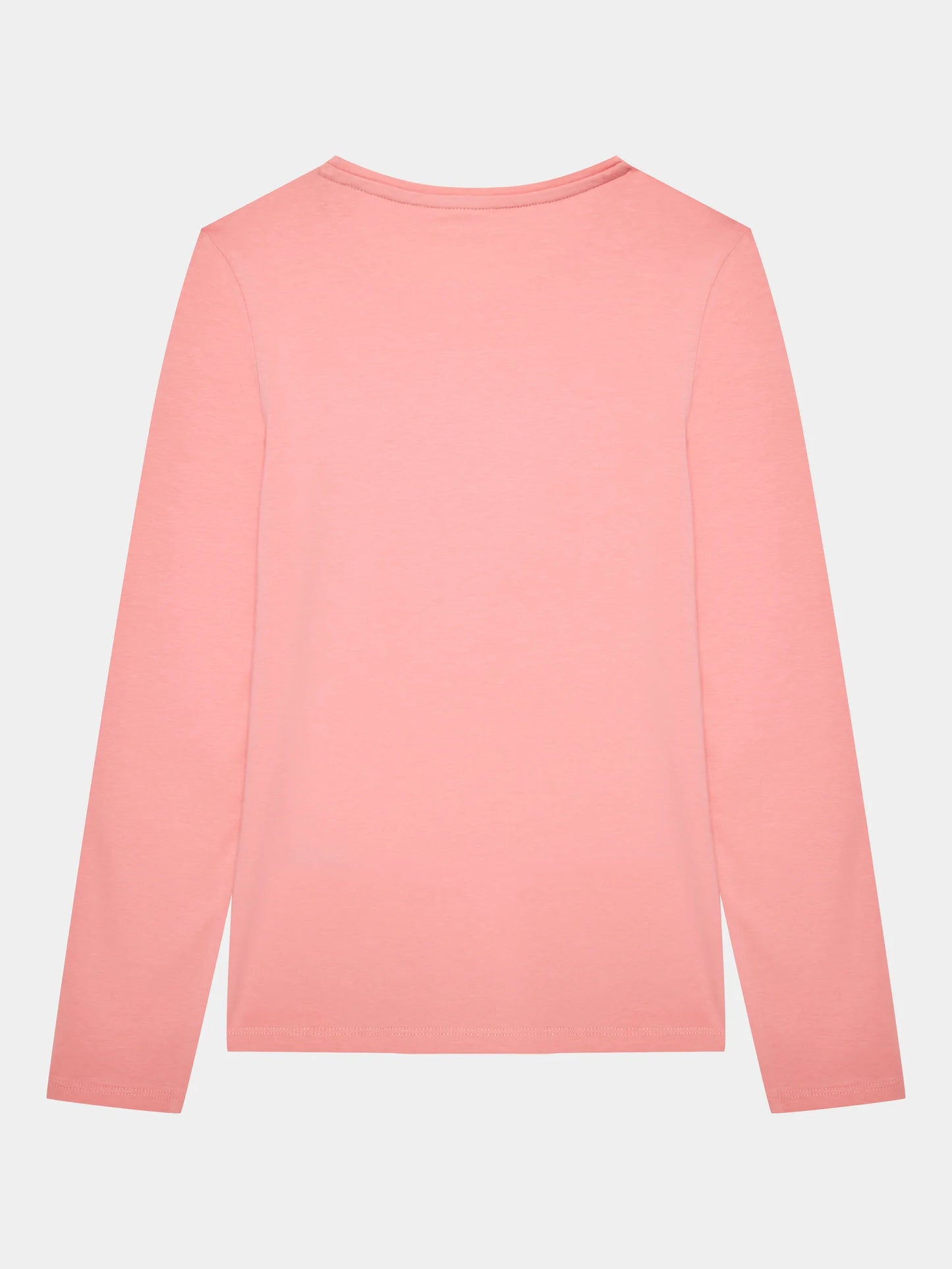 GUESS LS STRASS TRIANGLE LOGO T SHIRT