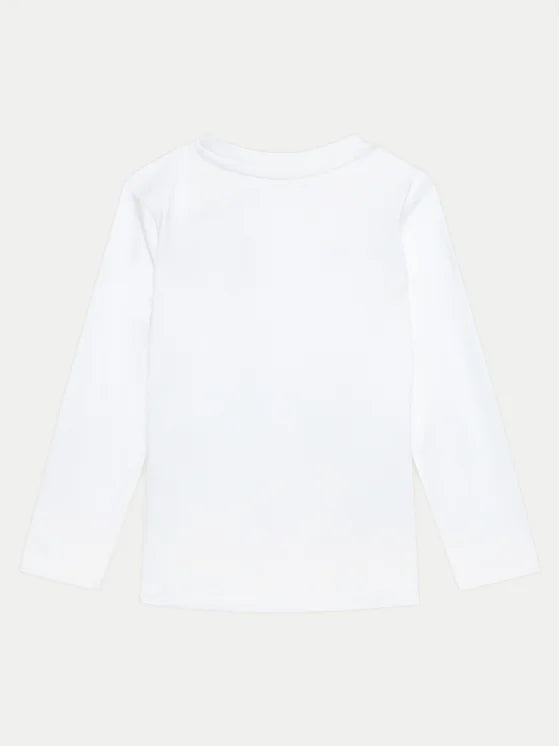 GUESS KIDS T-SHIRT WITH EMBROIDERED LOGO
