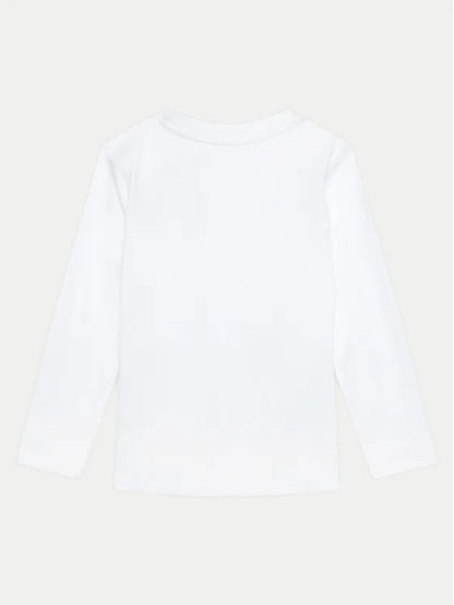 GUESS KIDS T-SHIRT WITH EMBROIDERED LOGO