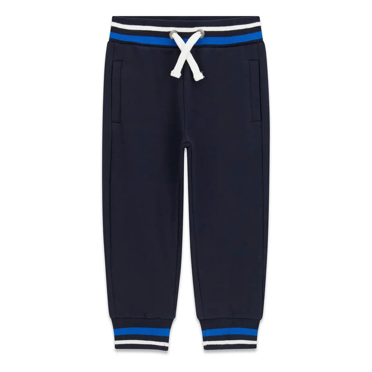 GUESS KIDS FLEECE COTTON REGULAR TRACKPANTS