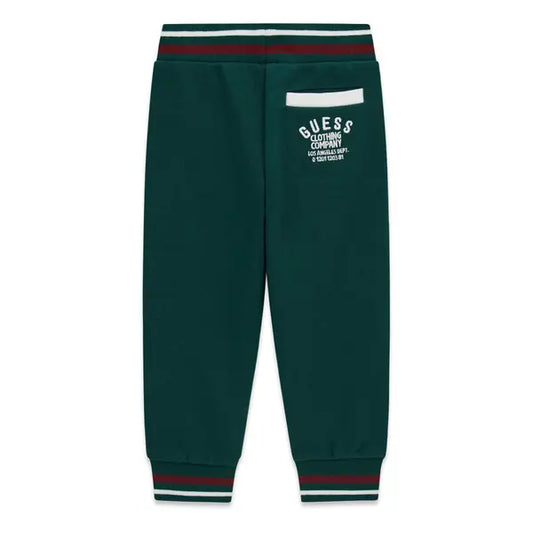 GUESS KIDS FLEECE COTTON REGULAR TRACKPANTS
