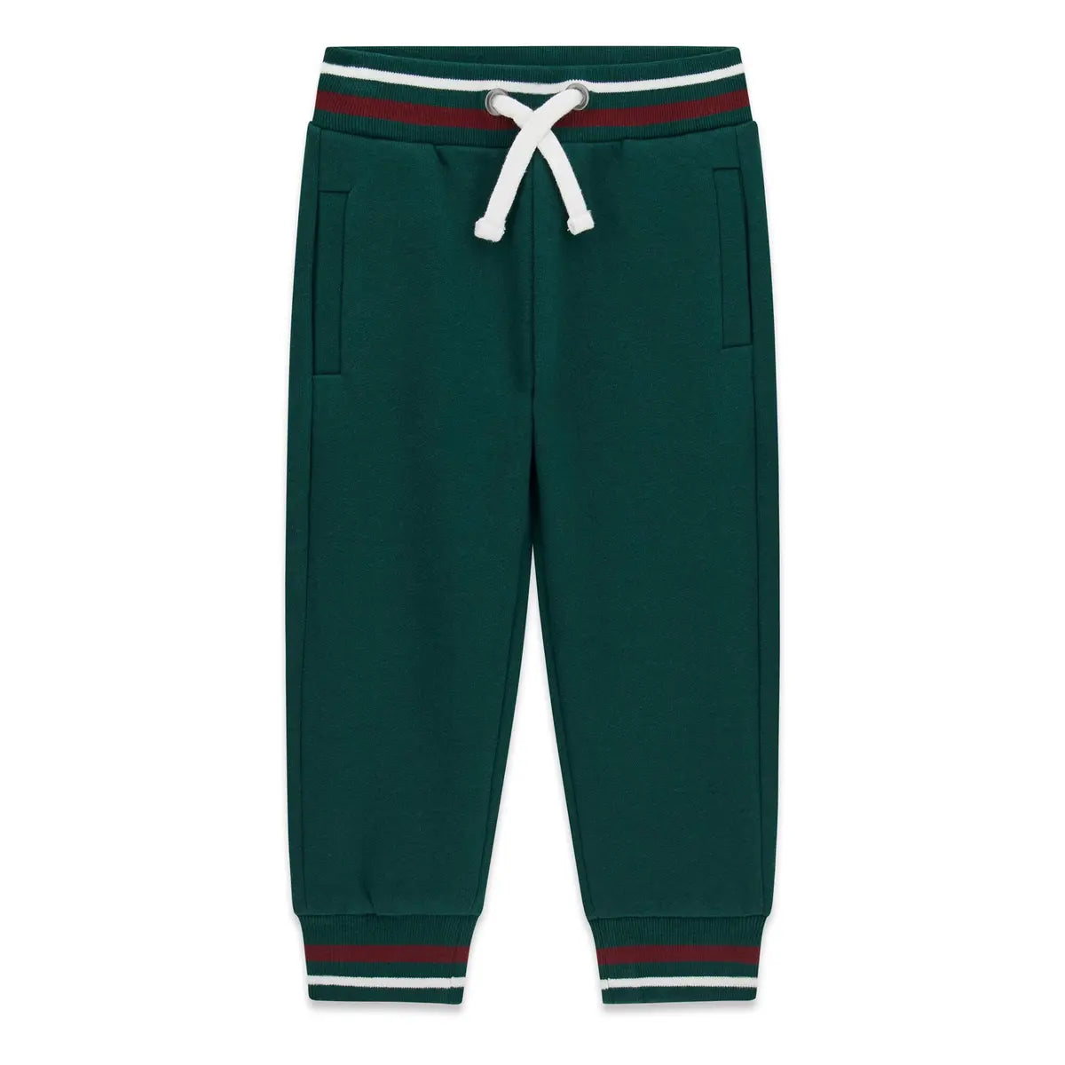 GUESS KIDS FLEECE COTTON REGULAR TRACKPANTS