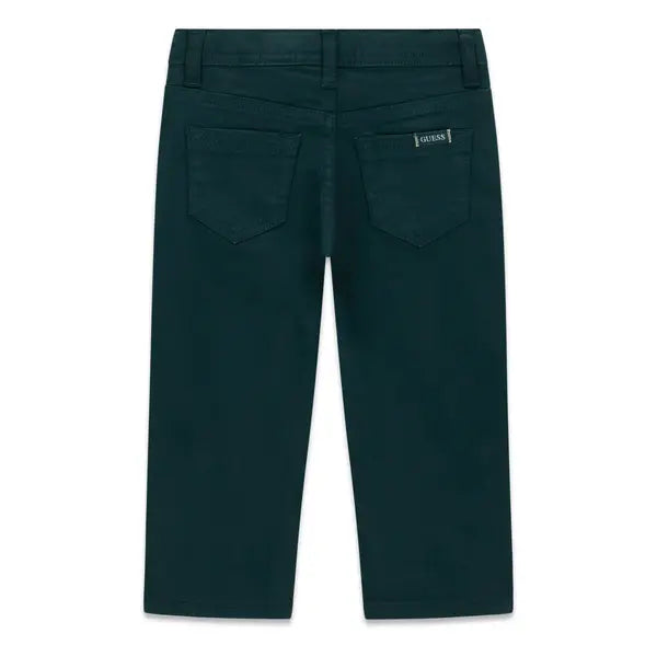 GUESS KIDS STRETCH SATIN COTTON PANTS