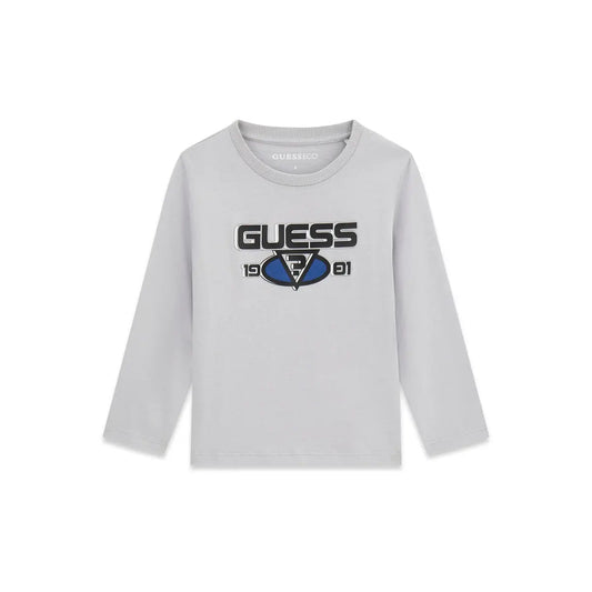 GUESS KIDS LS LOGO T SHIRT