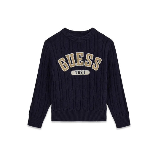 GUESS KIDS BOYS TEXTURED KNIT SWEATER