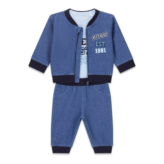 GUESS KIDS COTTON 3 PIECES SET