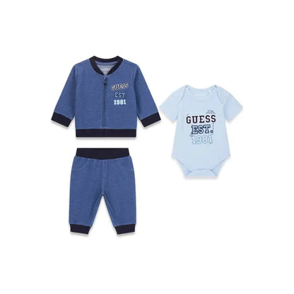GUESS KIDS COTTON 3 PIECES SET