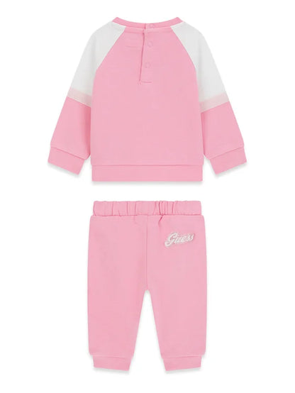 GUESS KIDS GIRLS ELASTIC KNITTED TRACKSUIT