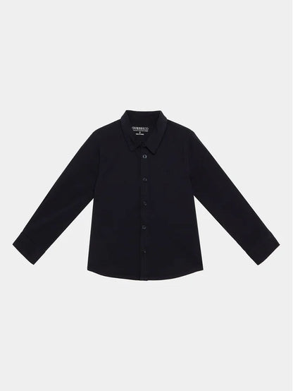 GUESS LS ADJUSTABLE SLEEVES POPLIN SHIRT