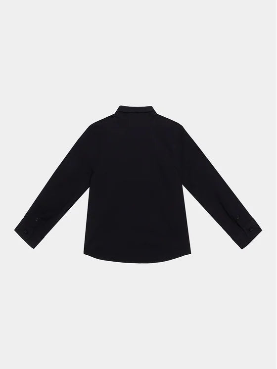 GUESS LS ADJUSTABLE SLEEVES POPLIN SHIRT