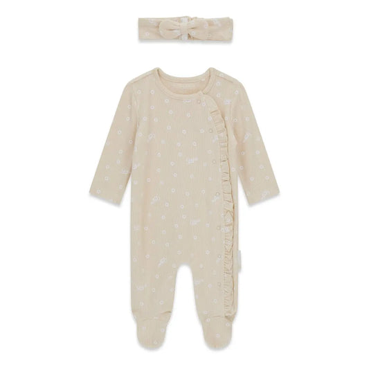 GUESS KIDS RIB HEADBAND & OVERALL SET