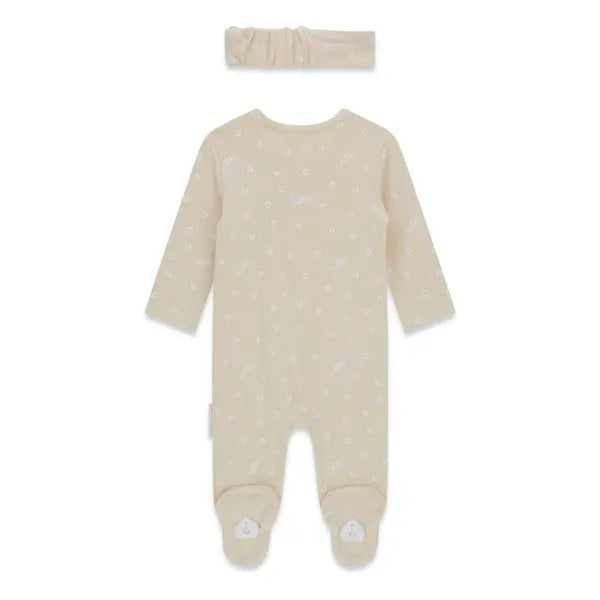 GUESS KIDS RIB HEADBAND & OVERALL SET