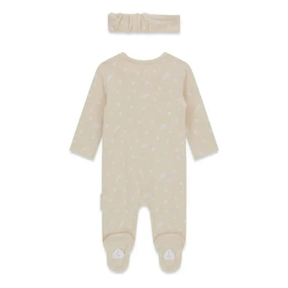 GUESS KIDS RIB HEADBAND & OVERALL SET