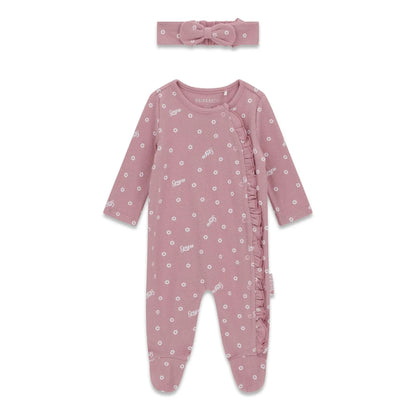 GUESS KIDS RIB HEADBAND & BODYSUIT SET