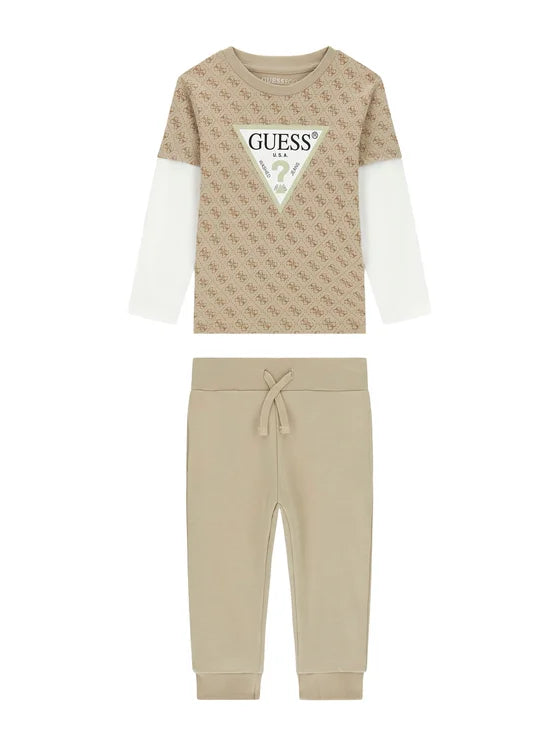 GUESS KIDS MULTILOGO COTTON SET