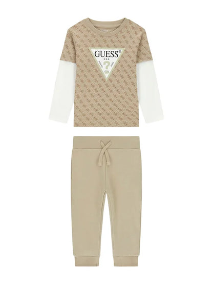 GUESS KIDS MULTILOGO COTTON SET