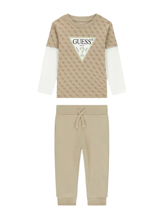 GUESS KIDS MULTILOGO COTTON SET