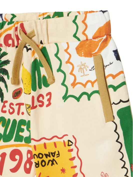 GUESS KIDS FRENCH TERRY MULTIPRINT BERMUDA