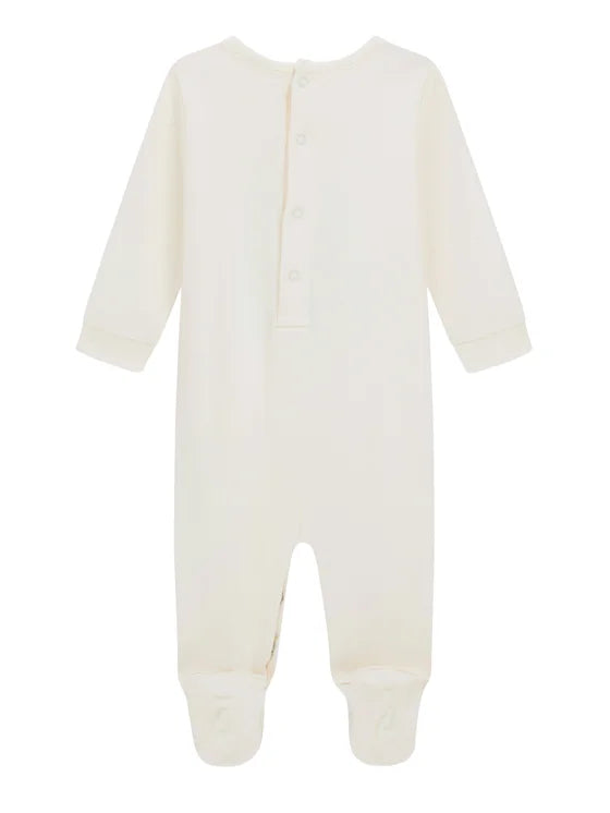 GUESS KIDS INTERLOCK BABY BEAR BODYSUIT