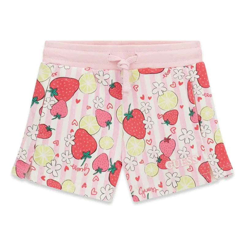 GUESS KIDS FRENCH TERRY MULTIPRINT SHORTS