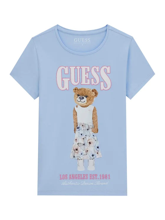 GUESS KIDS GIRLS BEAR T SHIRT