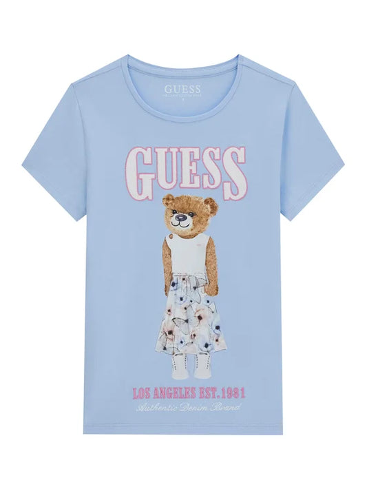 GUESS KIDS GIRLS BEAR T SHIRT