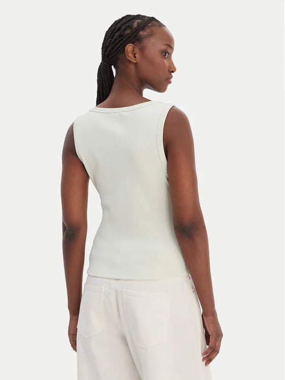 GUESS SEQUINS LOGO KNITED TANK TOP