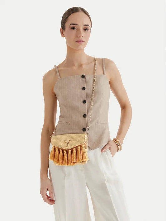 GUESS MINI RAFFIA BAG